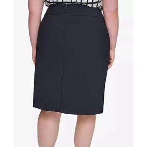 Calvin Klein Plus Size Infinite Stretch Midi Skirt Black Size‎ 24